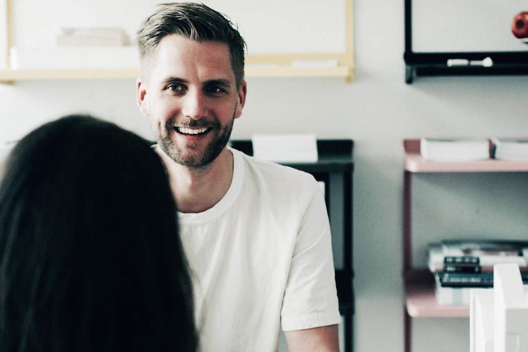 Sigurd Larsen in seinem Studio in Berlin Kreuzberg