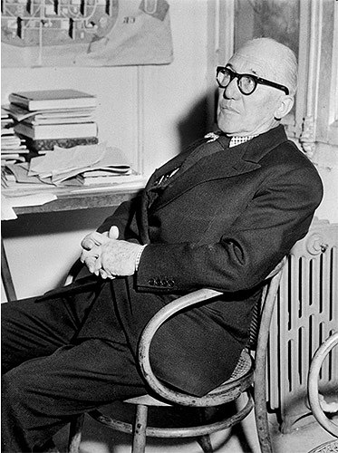 Architekt und Designer Le Corbusier auf dem "209"
