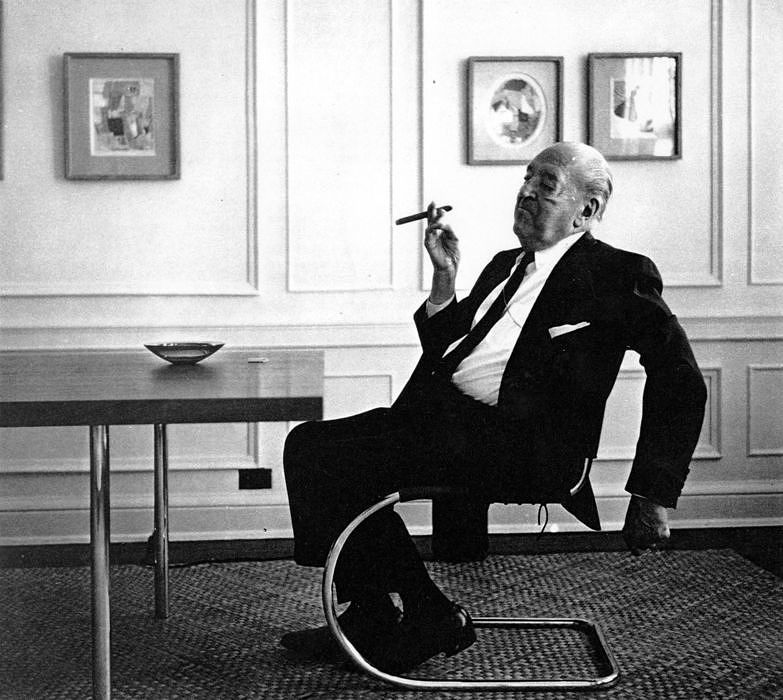 Ludwig Mies van der Rohe auf dem "S533"