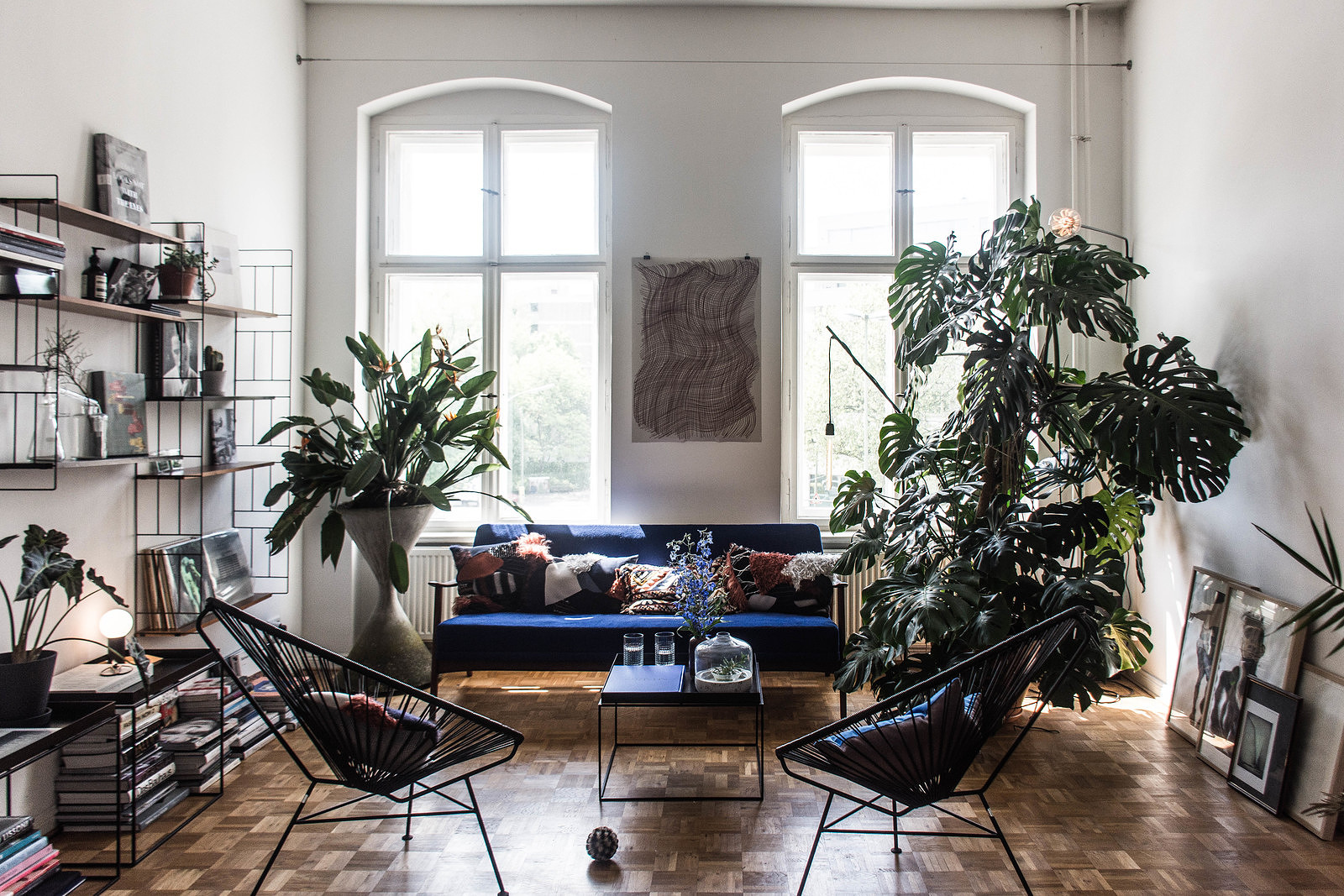 Living room of Tim Labenda in Berlin-Kreuzberg