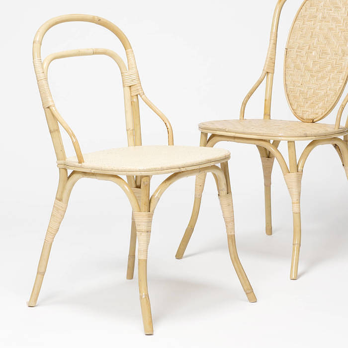 Front: Gres Chair by Miguel Milá, 319€, H43,5 x W42,5, Back H80 cm, Handmade in Valencia, Aoobarcelona Studio